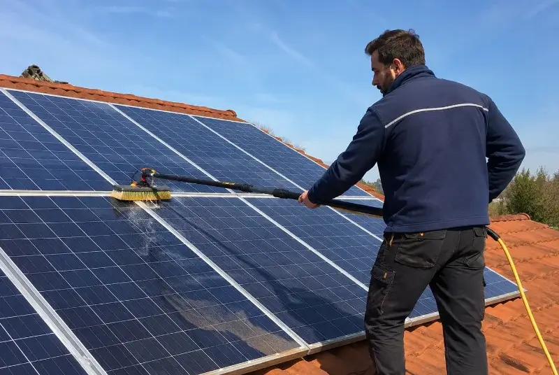 Nettoyage et entretien de panneaux solaires à Lens-Lestang