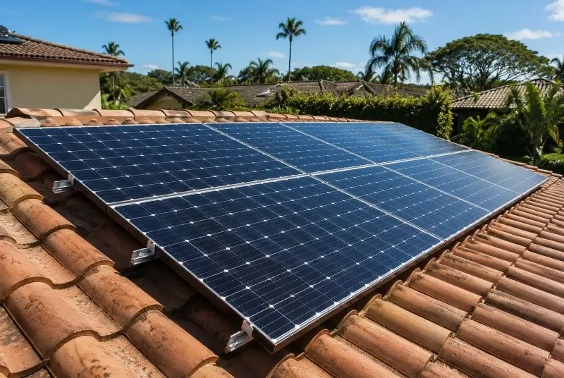 Installation de panneaux solaires à Lens-Lestang